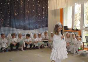 Królowa Śniegu i jej występ
