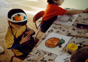 Praca plastyczna z okazji dnia dyni