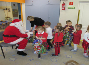 Odwiedziny Mikołaja w grupie II